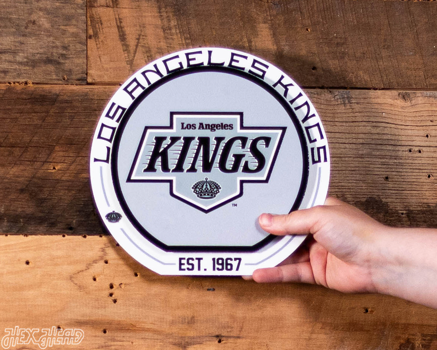 Los Angeles Kings "Double Play" On the Shelf or on the Wall Art