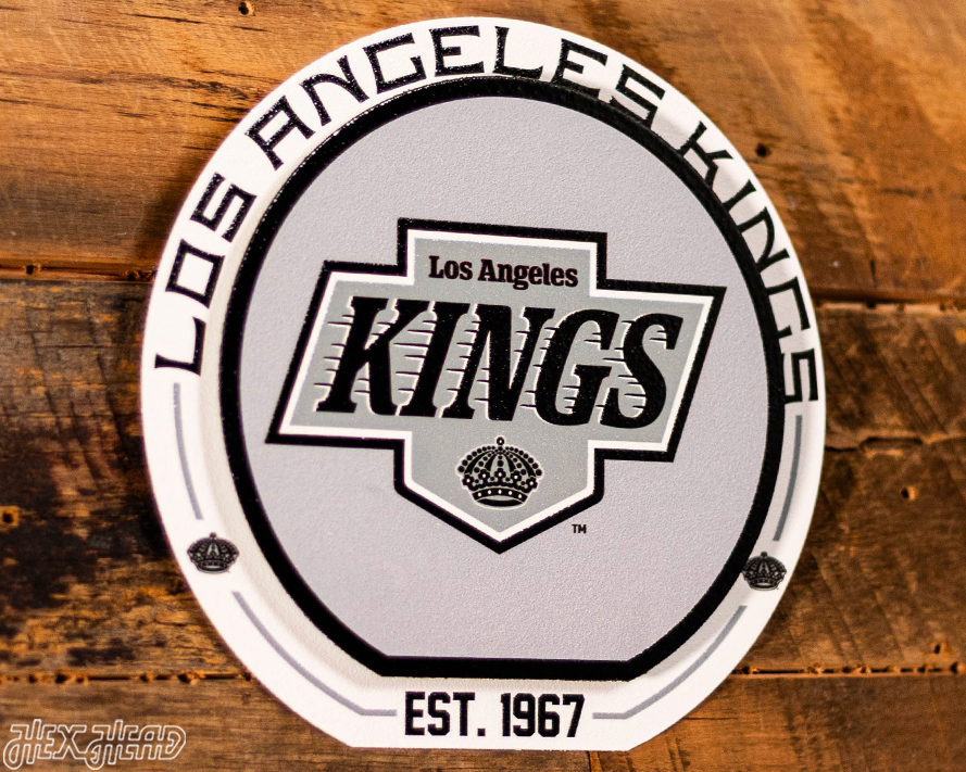 Los Angeles Kings "Double Play" On the Shelf or on the Wall Art