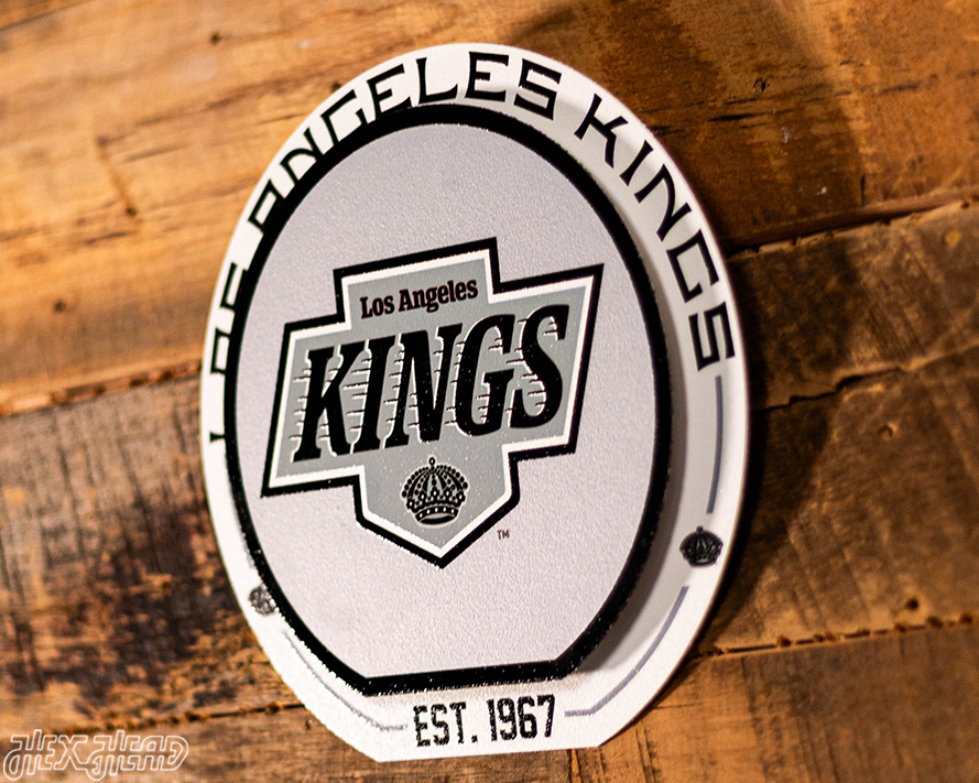 Los Angeles Kings "Double Play" On the Shelf or on the Wall Art