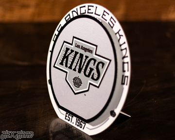 Los Angeles Kings "Double Play" On the Shelf or on the Wall Art