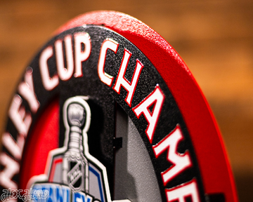 Carolina Hurricanes HEX HEAD EXCLUSIVE 2006 Stanley Cup 3D Metal Wall Art