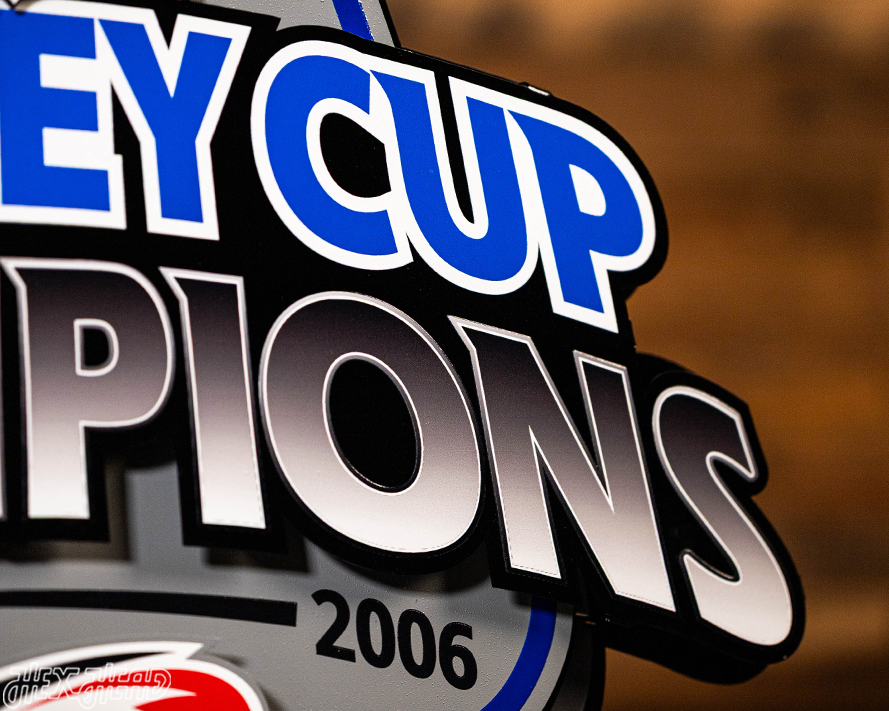 Carolina Hurricanes OFFICIAL 2006 Stanley Cup 3D Metal Wall Art