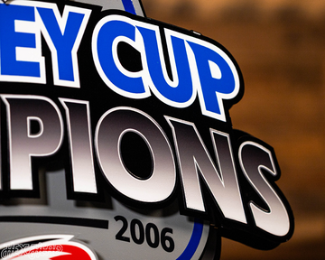 Carolina Hurricanes OFFICIAL 2006 Stanley Cup 3D Metal Wall Art