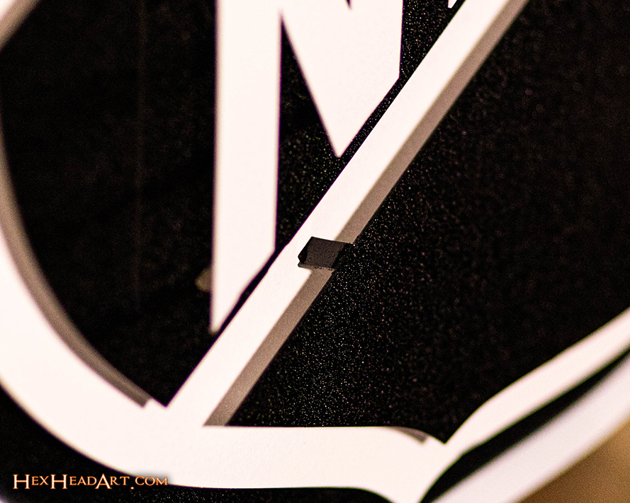 NHL National Hockey League Shield 3D Vintage Metal Wall Art