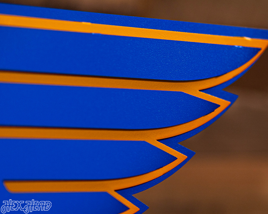 St Louis Blues 3D Vintage Metal Wall Art
