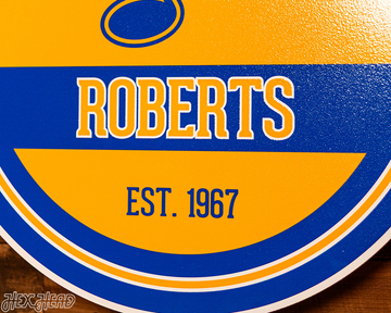 St. Louis Blues Personalized Monogram Metal Art