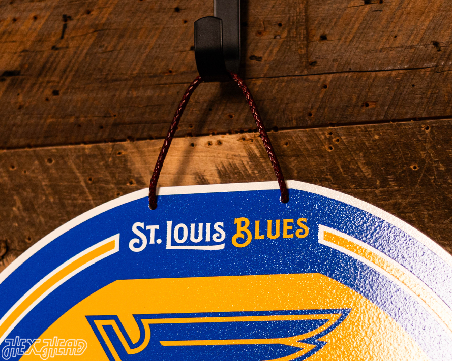 St. Louis Blues Personalized Monogram Metal Art