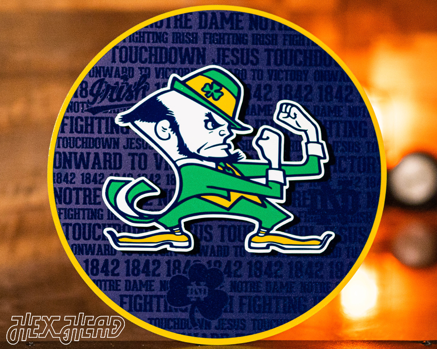 Notre Dame CRAFT SERIES 3D Embossed Metal Wall Art