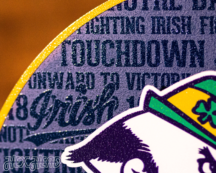 Notre Dame CRAFT SERIES 3D Embossed Metal Wall Art