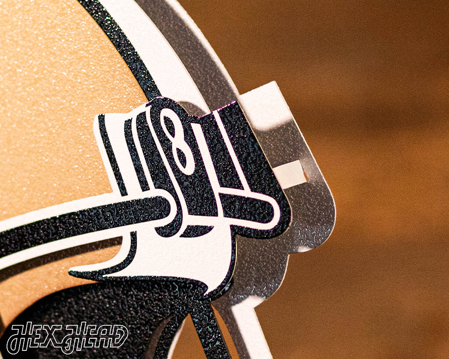 BLITZ Collection - 8 Layer New Orleans Saints Helmet 3D Vintage