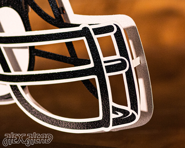 New Orleans Saints BLITZ Collection - 8 Layer Helmet 3D Vintage Metal Wall Art
