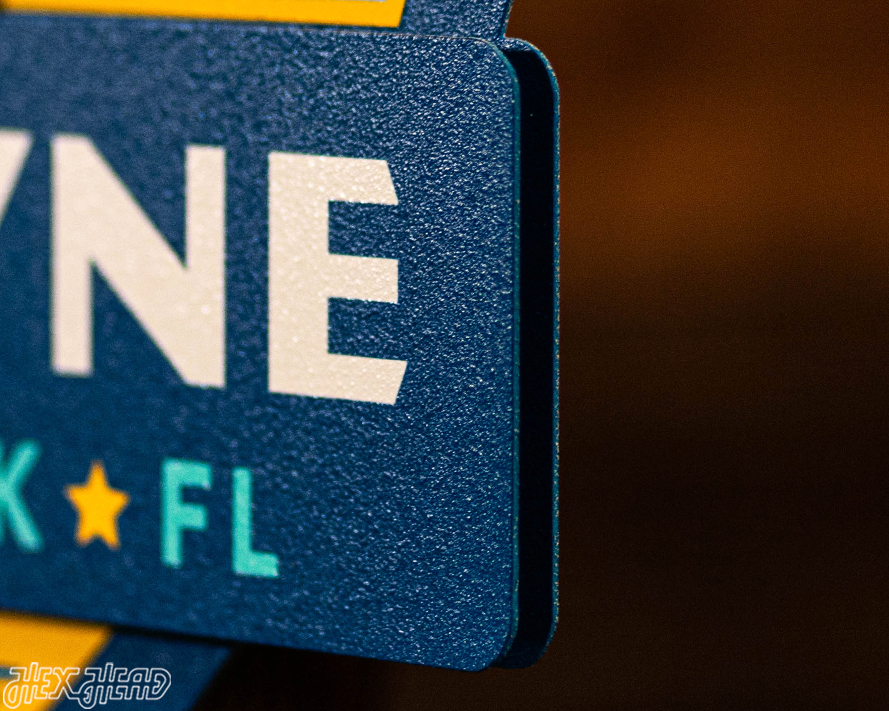 Biscayne National Park Badge 3D Metal Wall Art