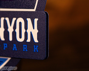 Bryce Canyon National Park Badge 3D Metal Wall Art