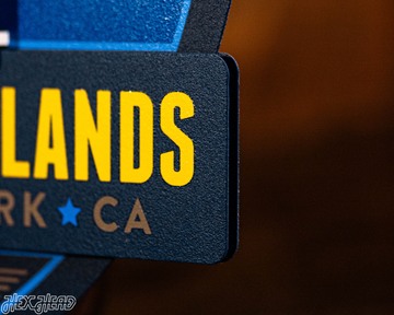 Channel Islands National Park Badge 3D Metal Wall Art