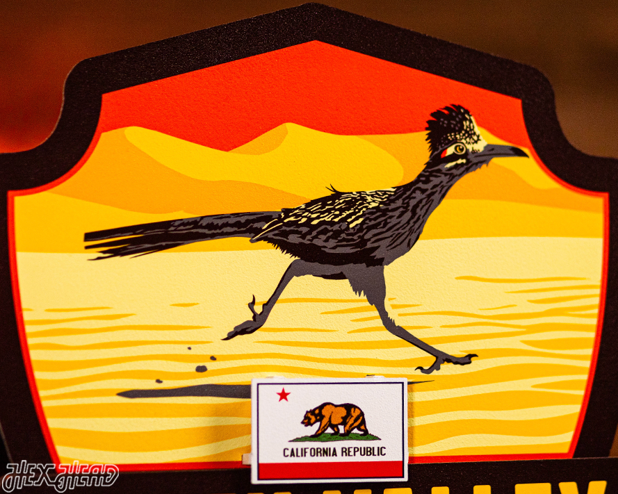 Death Valley National Park Badge 3D Metal Wall Art