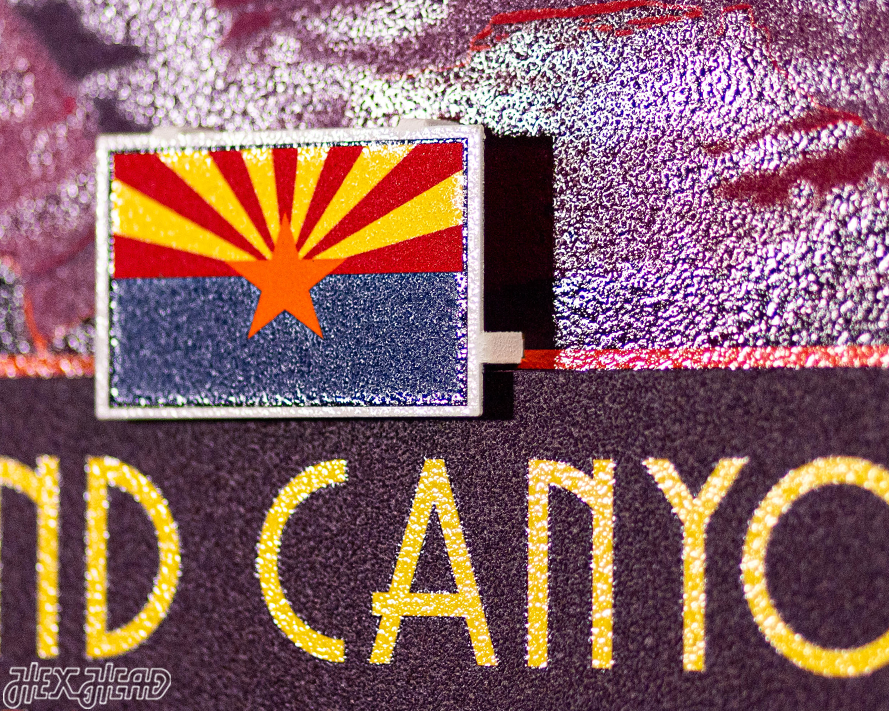 Grand Canyon National Park Badge 3D Metal Wall Art