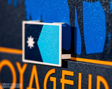 Voyageurs National Park Badge 3D Metal Wall Art