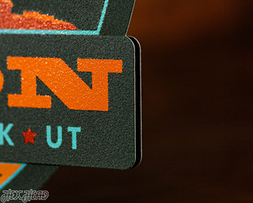 Zion National Park Badge 3D Metal Wall Art