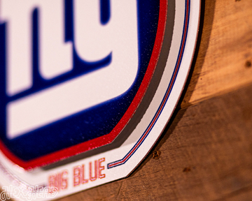 New York Giants Double Plays On the Shelf or on the Wall Art