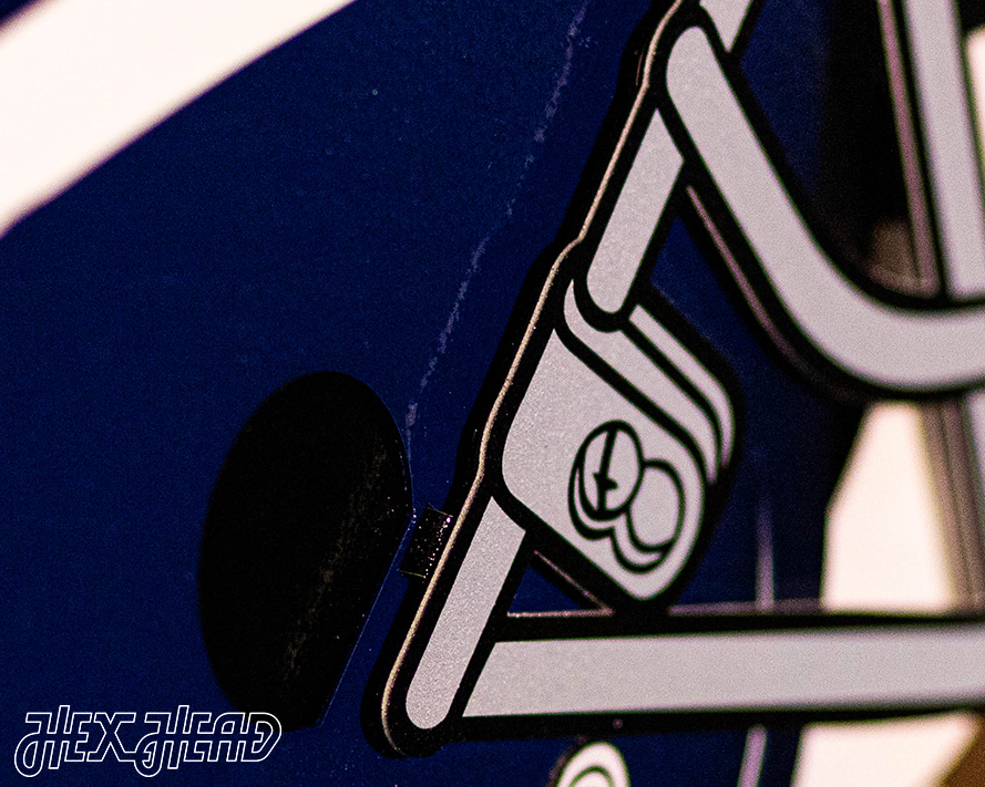 New York Giants BLITZ Collection - 8 Layer Helmet 3D Vintage Metal Wall Art