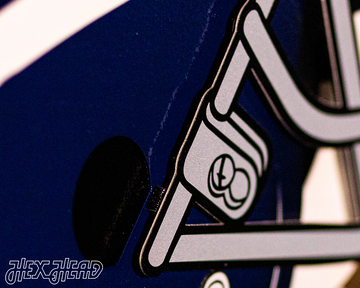 New York Giants BLITZ Collection - 8 Layer Helmet 3D Vintage Metal Wall Art