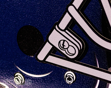 New York Giants BLITZ Collection - 8 Layer Helmet 3D Vintage Metal Wall Art