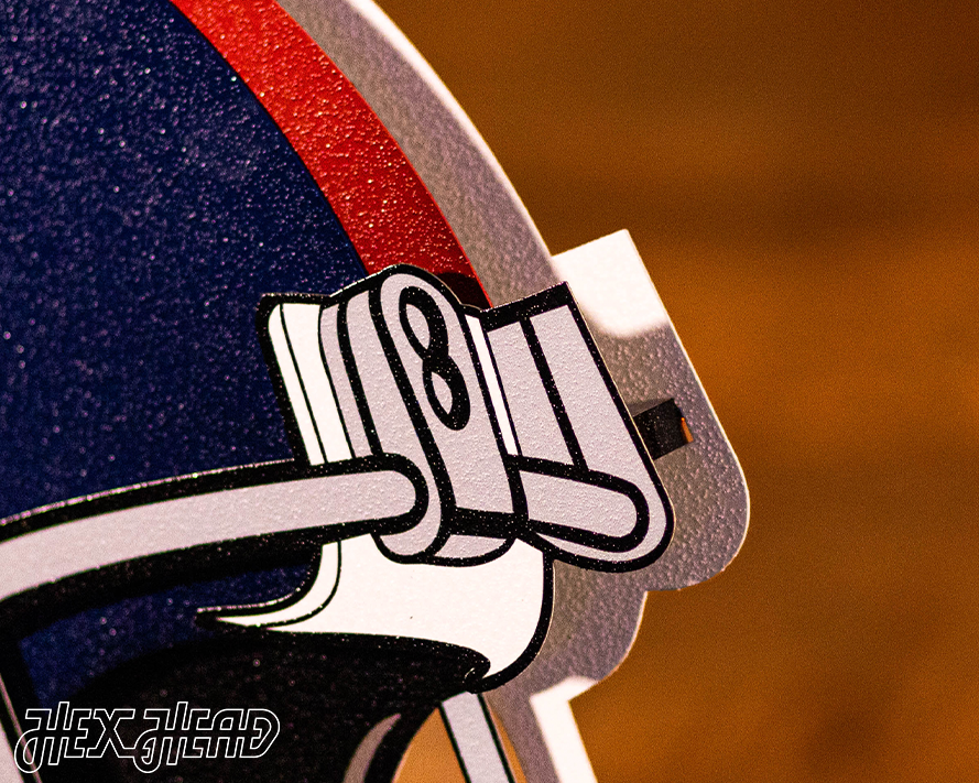 New York Giants BLITZ Collection - 8 Layer Helmet 3D Vintage Metal Wall Art