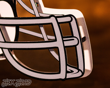 New York Giants BLITZ Collection - 8 Layer Helmet 3D Vintage Metal Wall Art