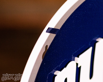 New York Giants BLITZ Collection - 8 Layer Helmet 3D Vintage Metal Wall Art