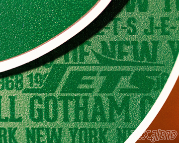 New York Jets CRAFT SERIES 3D Vintage Metal Wall Art