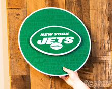 Load image into Gallery viewer, New York Jets CRAFT SERIES 3D Vintage Metal Wall Art
