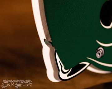 CLOSE OUT -- New York Jets BLITZ Collection 8 Layer Helmet 3D Vintage Metal Wall Art