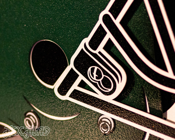 CLOSE OUT -- New York Jets BLITZ Collection 8 Layer Helmet 3D Vintage Metal Wall Art