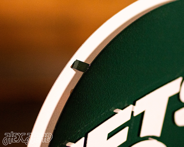 CLOSE OUT -- New York Jets BLITZ Collection 8 Layer Helmet 3D Vintage Metal Wall Art