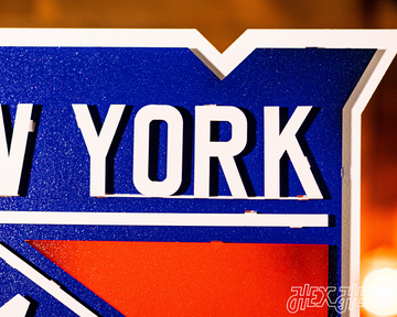 New York Rangers NHL 3D Vintage Metal Wall Art