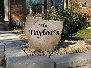 Family Name Design-A-Stone Landscape Art
