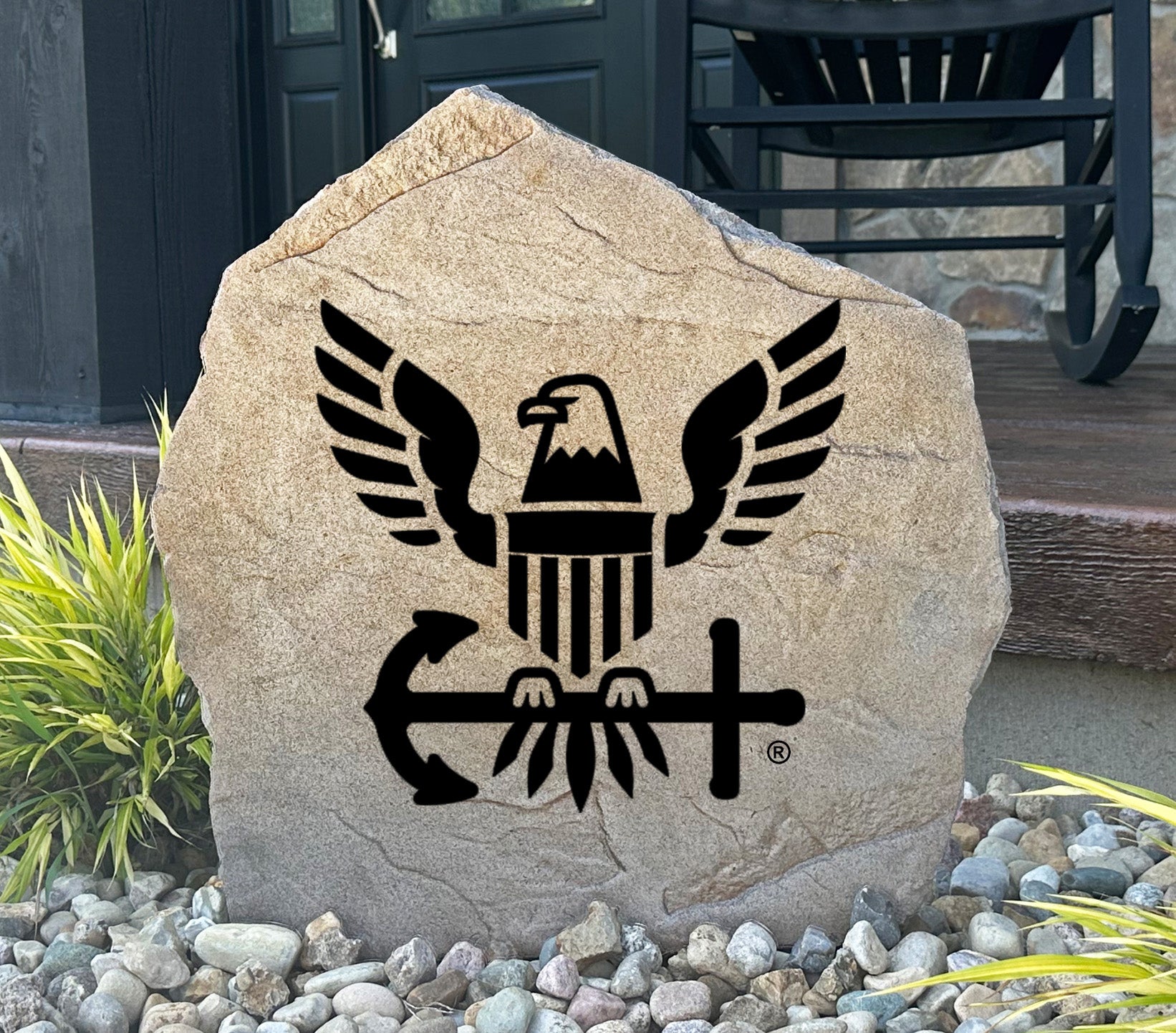 United States Navy Design-A-Stone Landscape Art