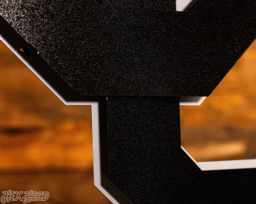 MONOCHROME -- Oklahoma Sooners "OU" Vintage 3D Metal Wall Art