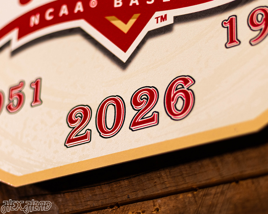 VARSITY Collection- SINGLE Layer Oklahoma Sooners 2026 Baseball World Series Champions