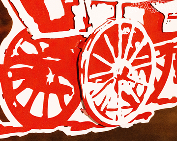 Oklahoma Sooners "Schooner" 3D Vintage Metal Wall Art