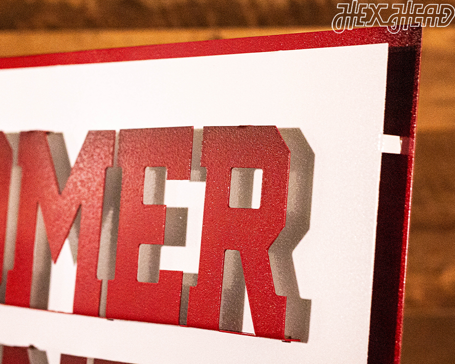 Oklahoma Sooners "Boomer Sooner" 3D Metal Wall Art