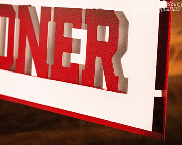 Oklahoma Sooners "Boomer Sooner" 3D Metal Wall Art