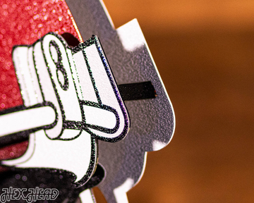 Oklahoma Sooners BLITZ COLLECTION - 8 LAYER 3D Metal Wall Art