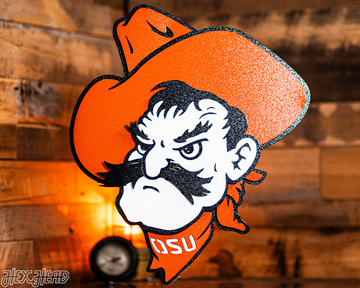 Oklahoma State Cowboys "Pistol Pete" 3D Metal Wall Art
