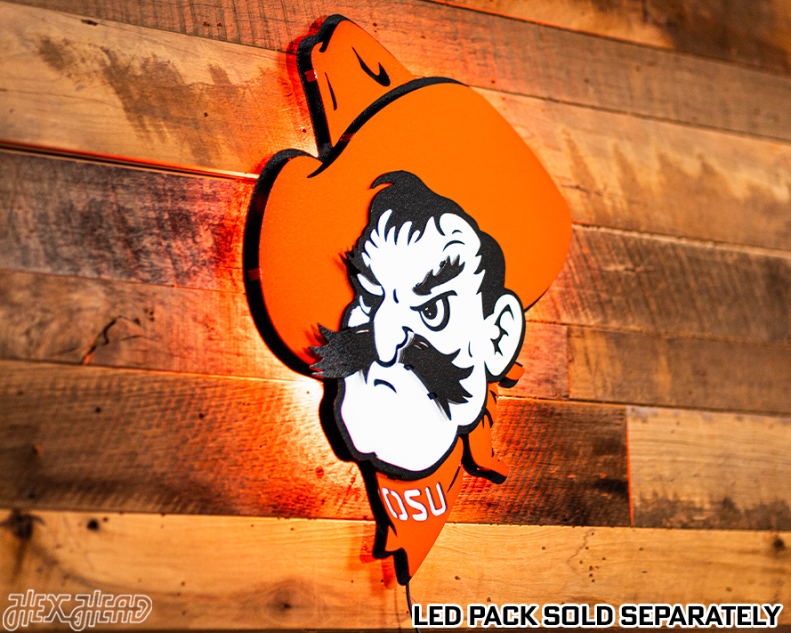 Oklahoma State Cowboys "Pistol Pete" 3D Metal Wall Art