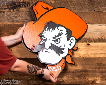 Oklahoma State Cowboys "Pistol Pete" 3D Metal Wall Art
