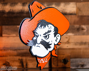 Oklahoma State Cowboys "Pistol Pete" 3D Metal Wall Art