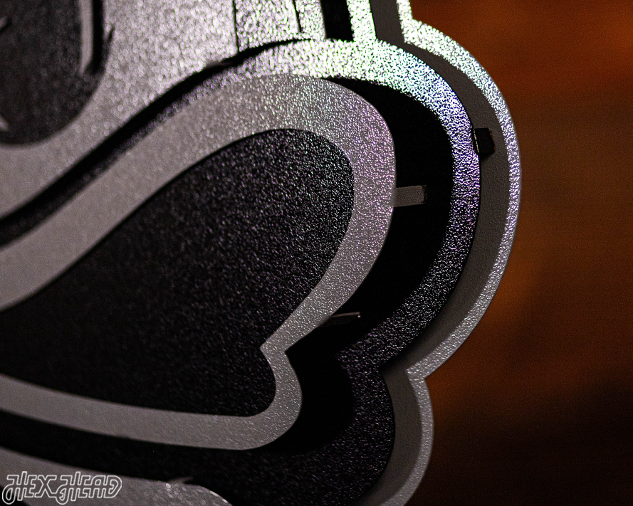 MONOCHROME - Oregon Ducks 3D Vintage Metal Wall Art