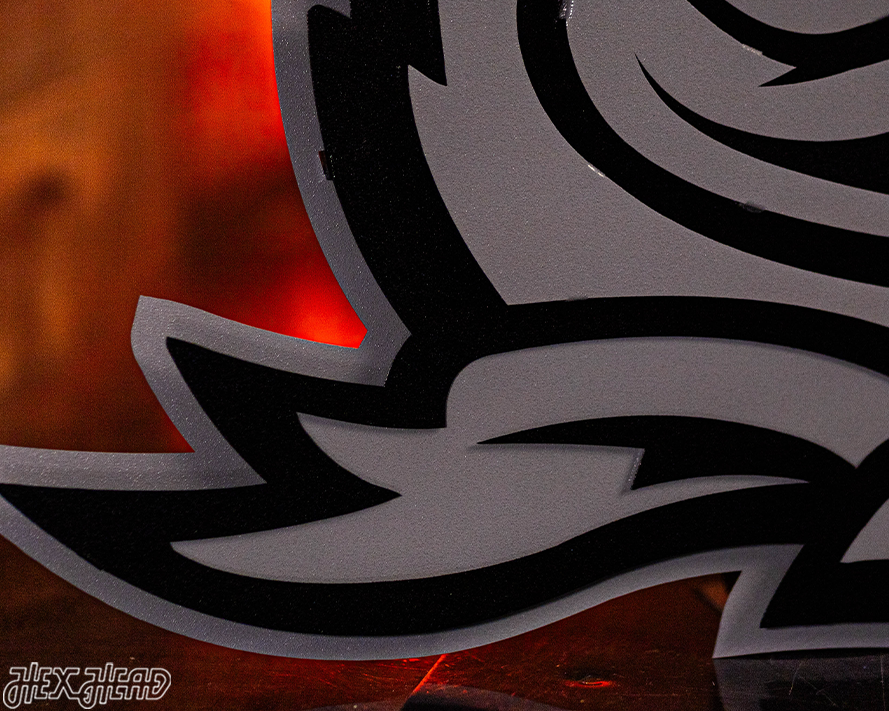 MONOCHROME - Oregon Ducks 3D Vintage Metal Wall Art