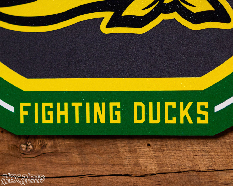 VARSITY Collection- SINGLE Layer Oregon Ducks Metal Wall Art